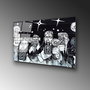 Wallity UV-480 45 x 65 Cuadro de Vidrio Templado Banksy